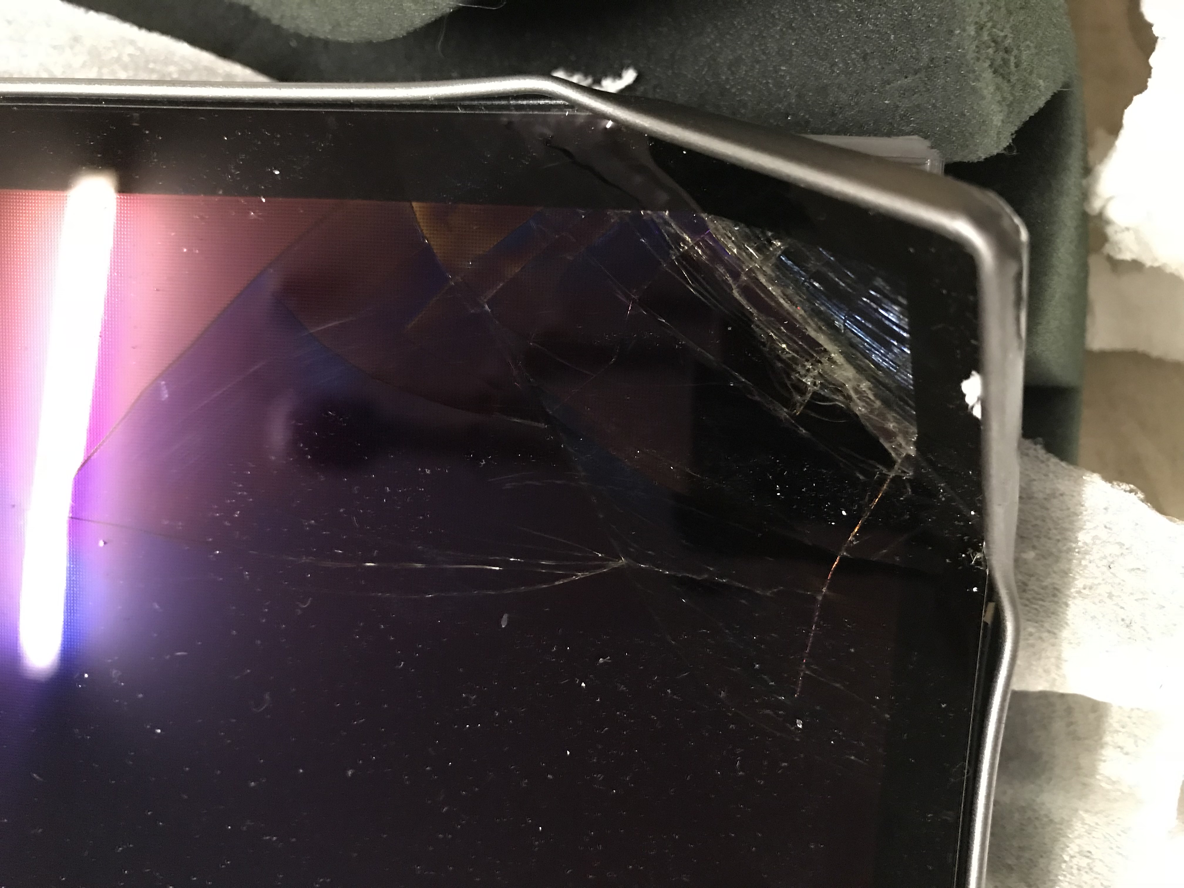 Damaged Screen Lg Oled Television Model TV repair technician required