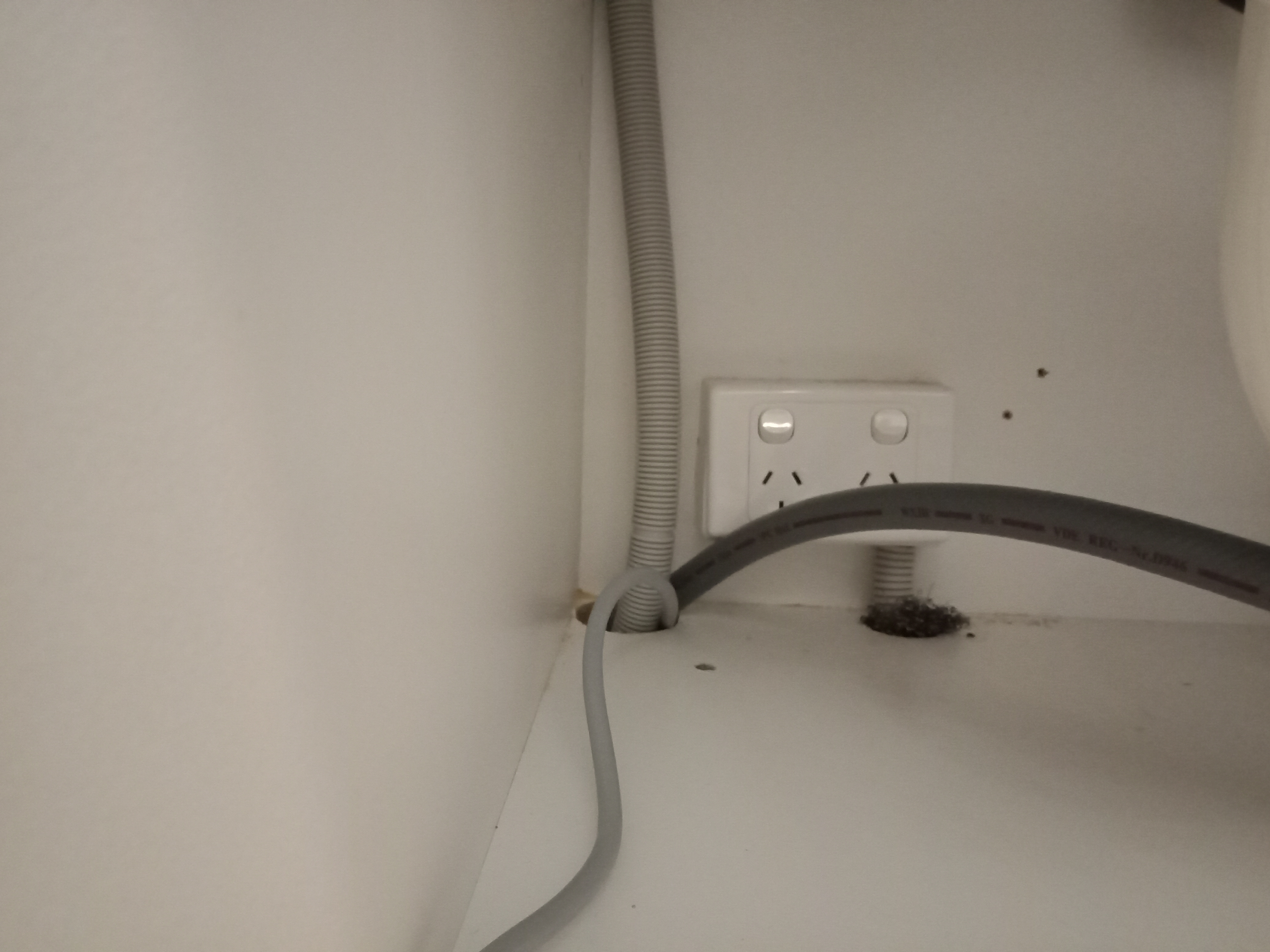 Repair Maintain Undercounter Dishwasher Wall Plug Electrician required