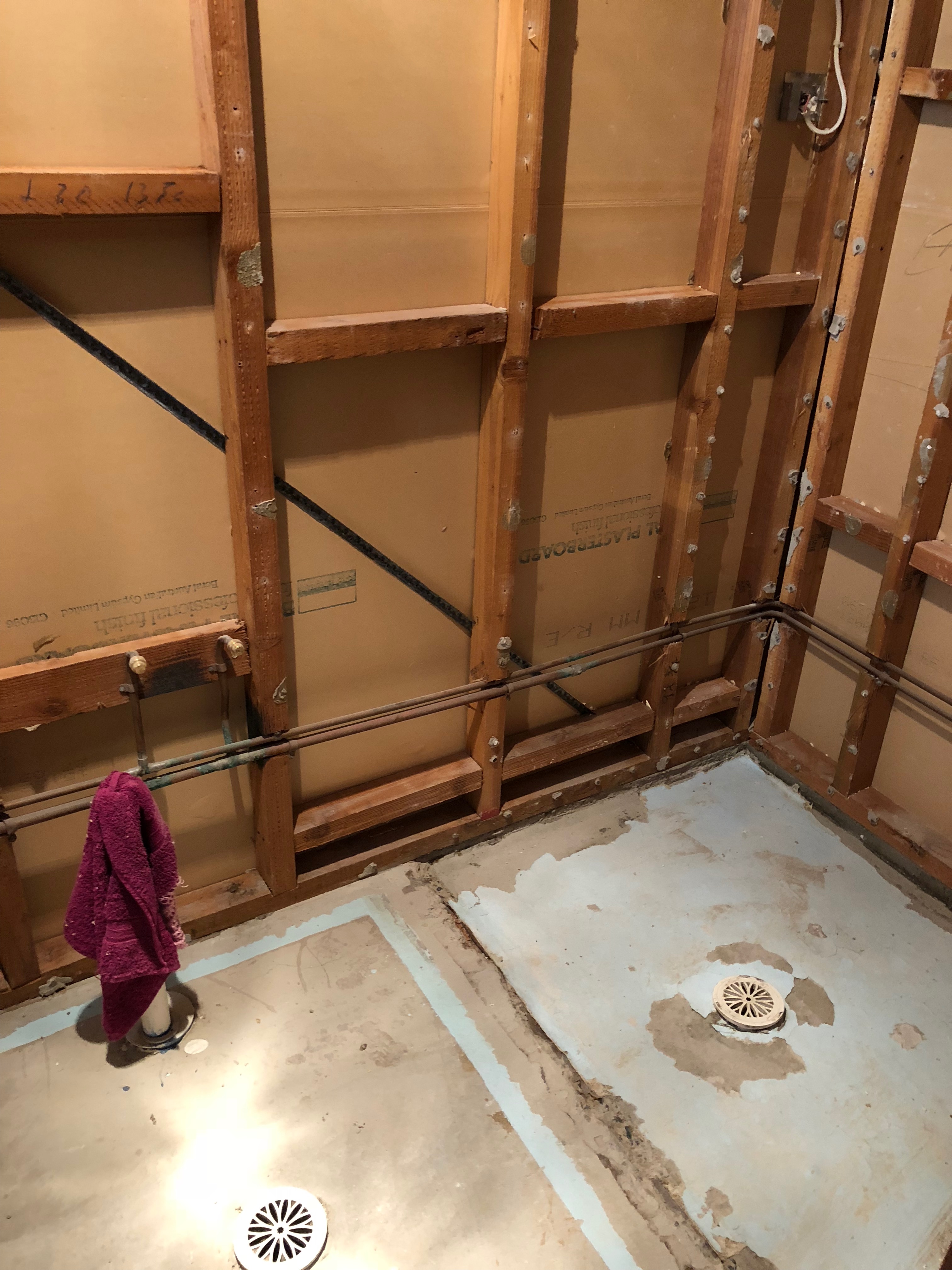 Need Shower Base Bathroom Floor Screed Waterproofing Company required