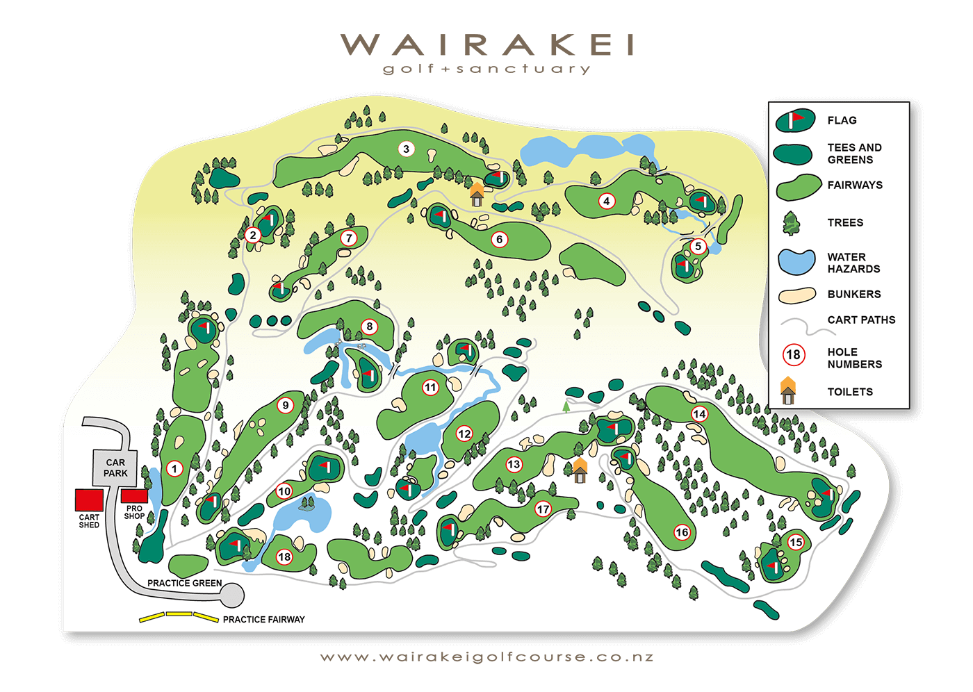 Wairakei Golf Course Taupo, New Zealand