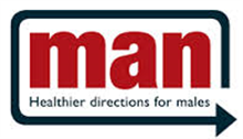 Man - Healthier Directions for Men Inc Logo