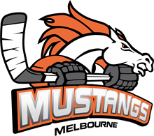 Melbourne Mustangs Ice Hockey Club Inc. Logo