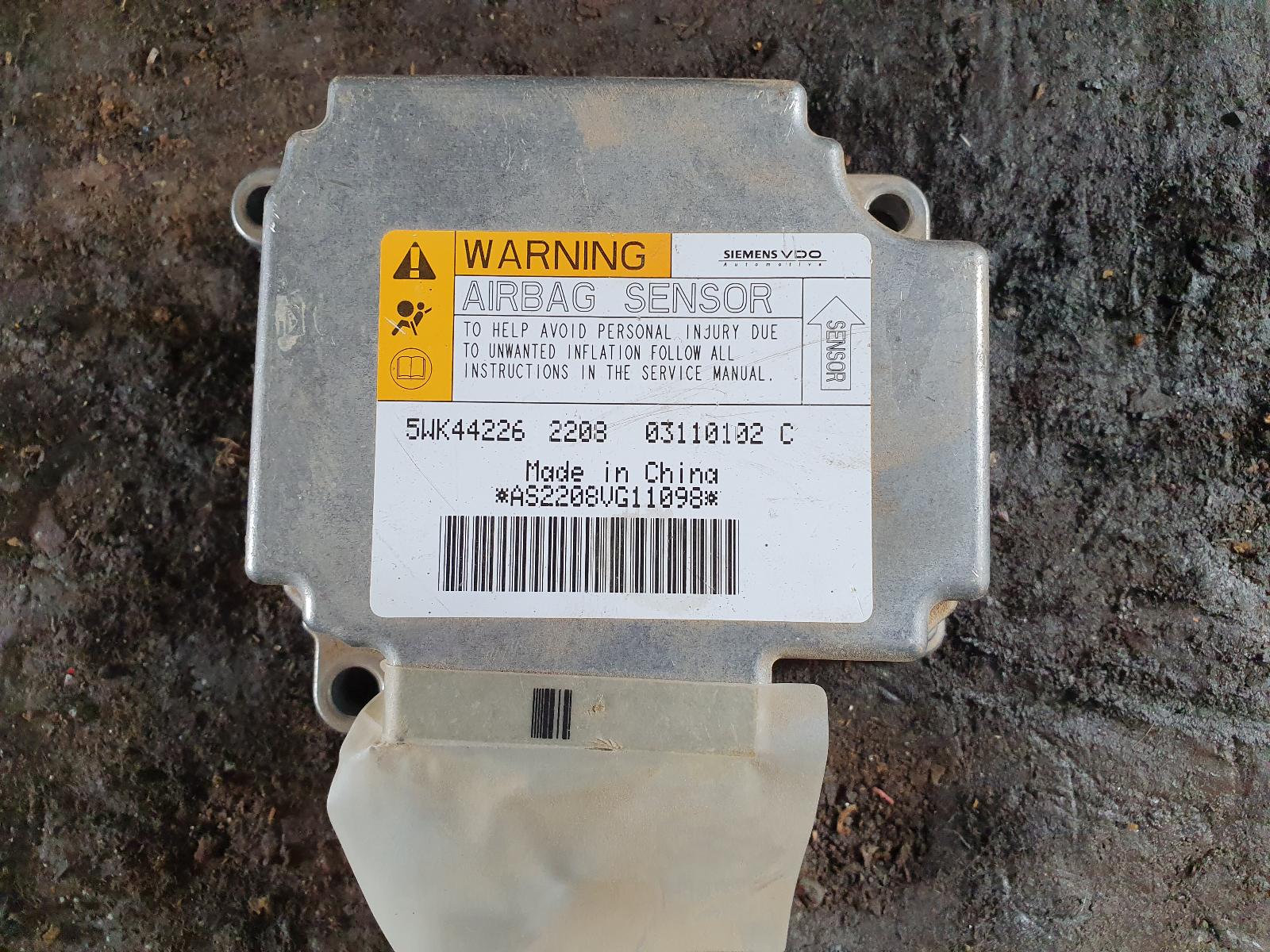 2009 Holden Colorado Airbag Module/Sensor View Auto part Airbag Module/Sensor Holden Colorado 2009