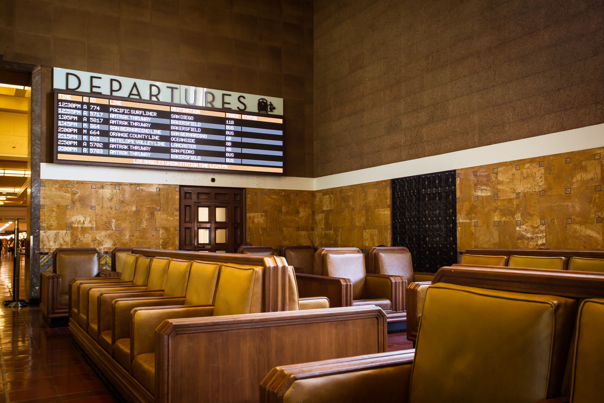 Los Angeles Union Station Waiting Area Wayfarer