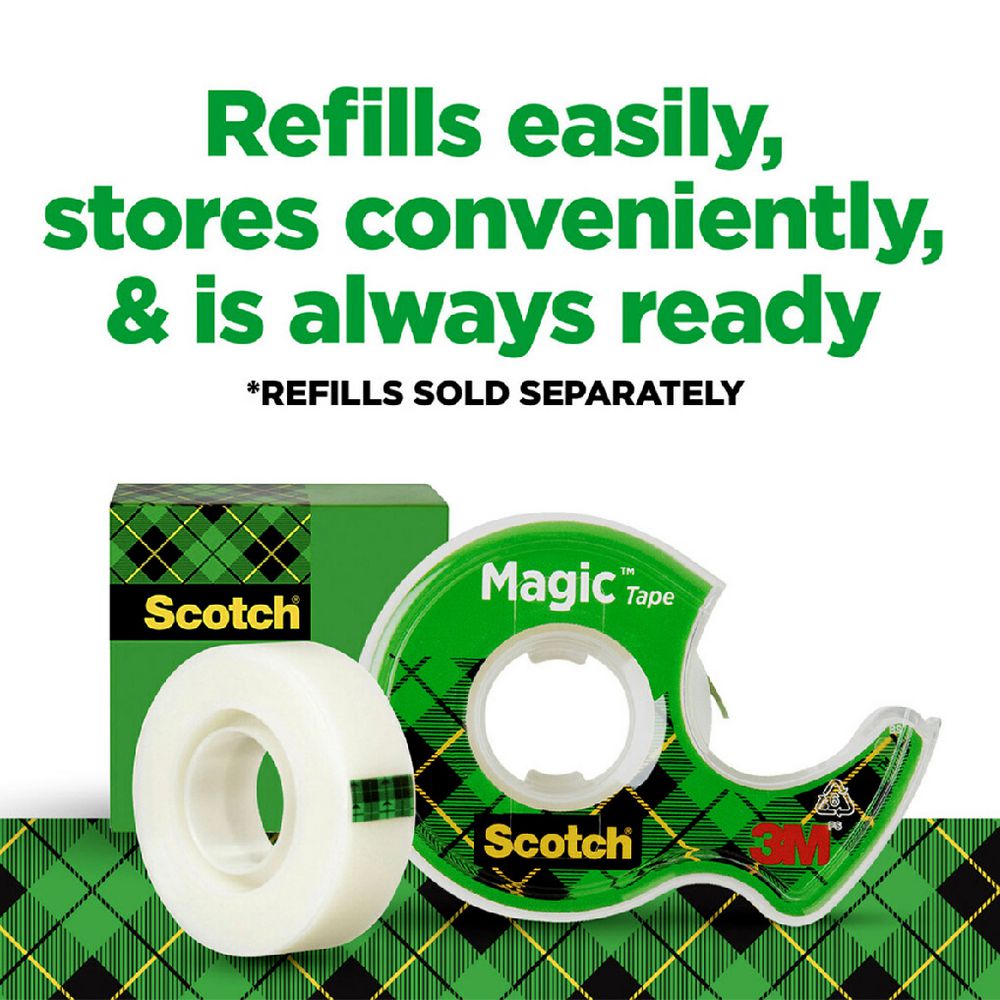 Scotch Magic 810 Invisible Adhesive Tape 12mm x 33m