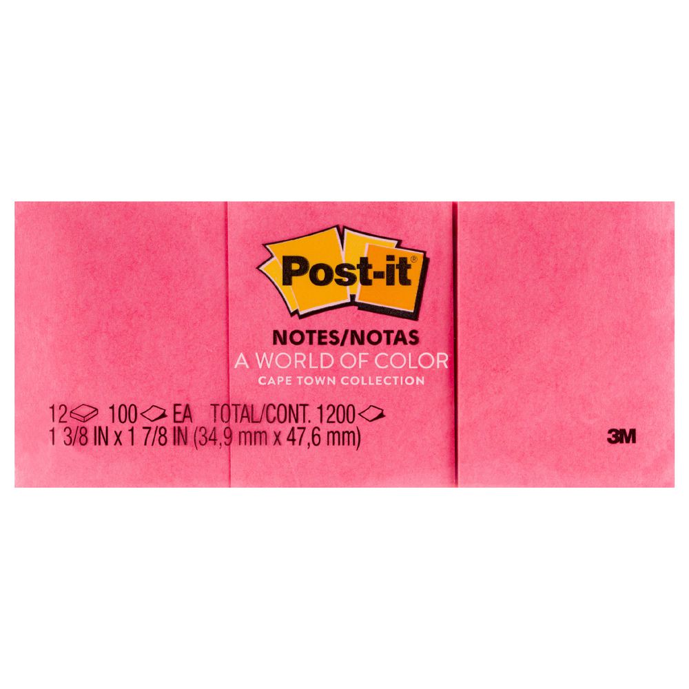 Post-it Notes 35 x 48mm Capetown 12 Pack