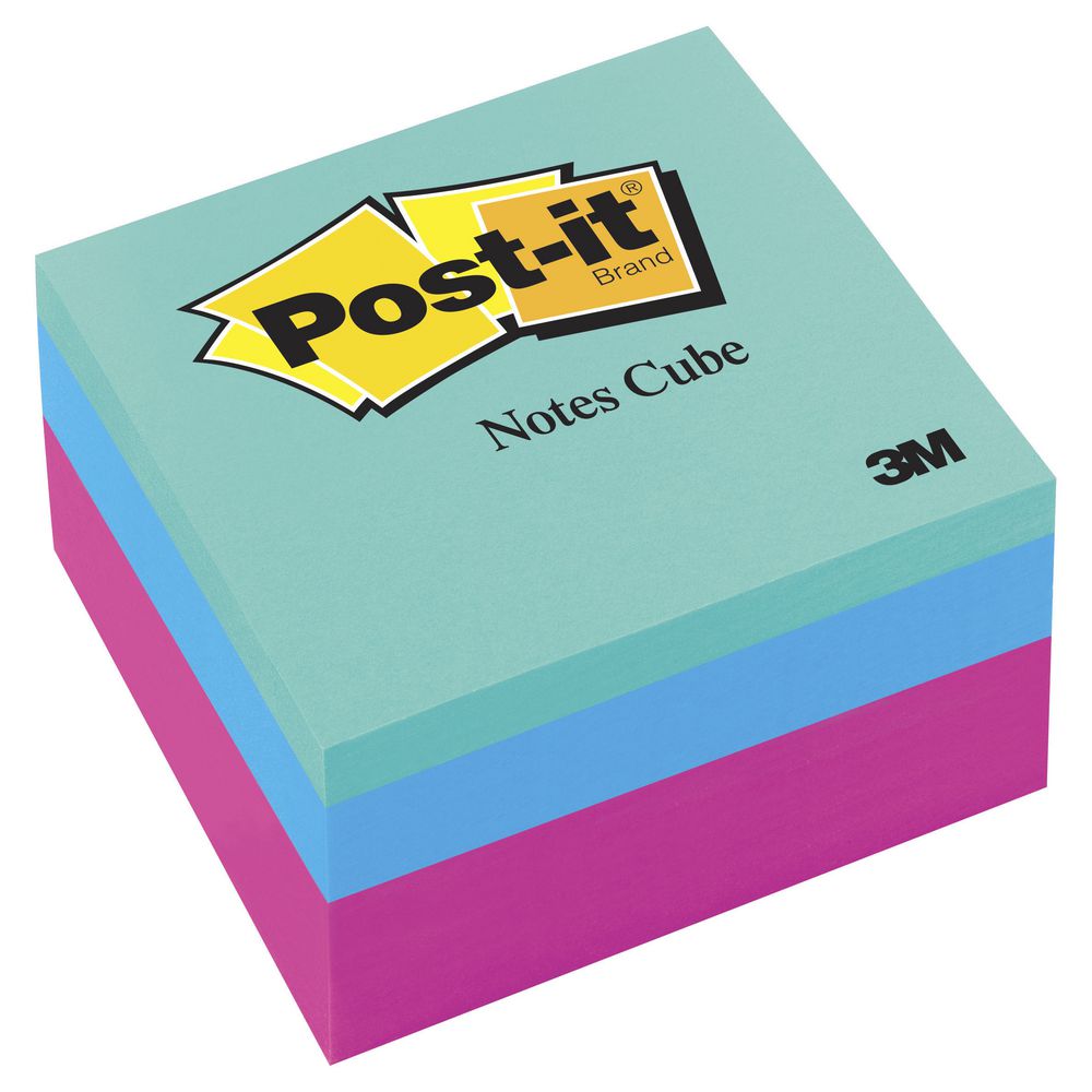 Post-it Notes Memo Cube Pink Wave