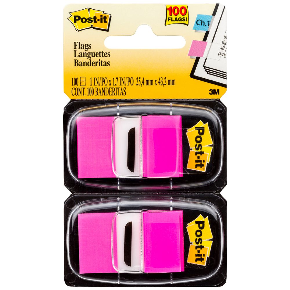 thumbnail image 2 of Page Markers Post-it Flags - 100 Assorted Pastel Flags With Dispenser, 0.5 X 1.7 Inches Study Supplies 2 of 13