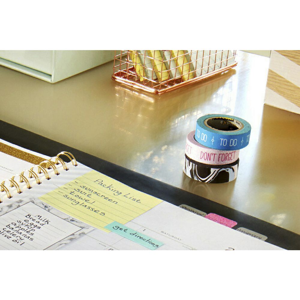 Postit Lined PopUp Notes 76 x 76 mm Yellow 6 Pack Officeworks