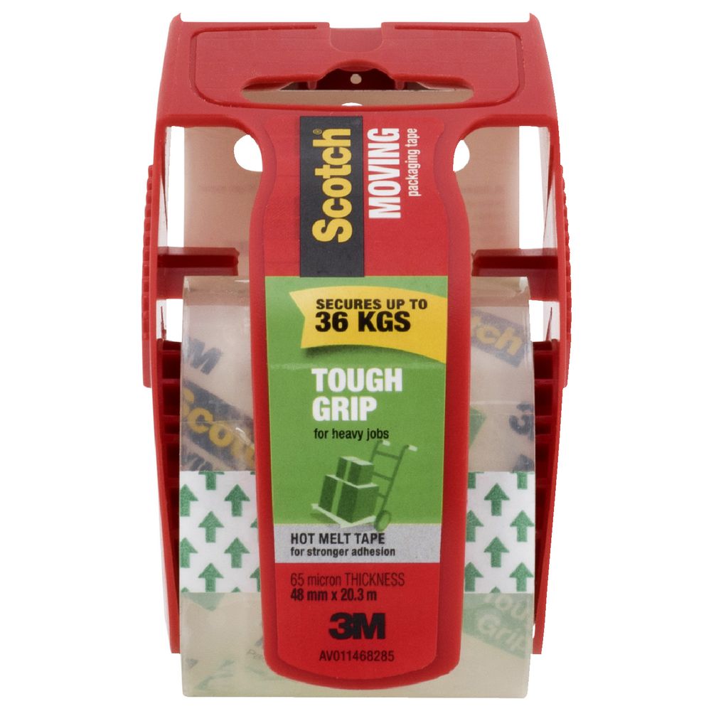Scotch Tough Grip Moving Tape Dispenser 48mm x 20.3m Clear eBay