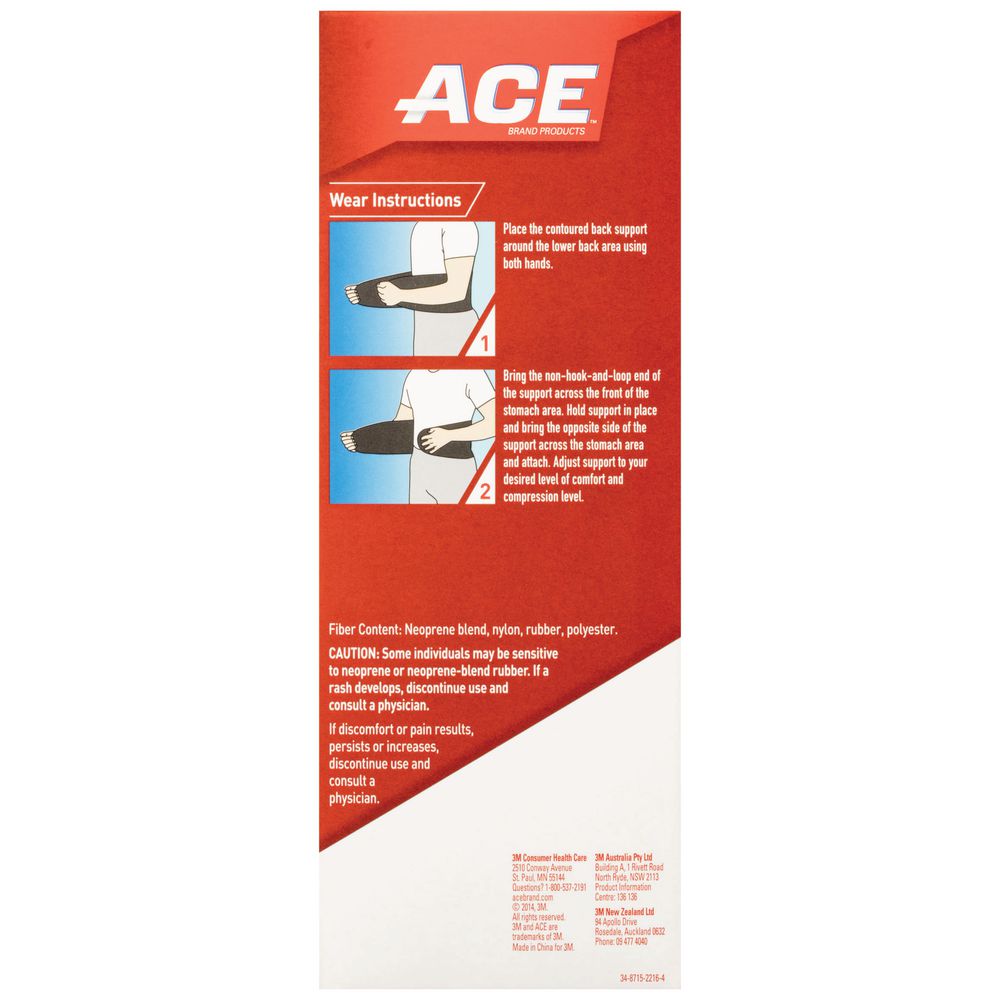 Ace Contoured Back Support
