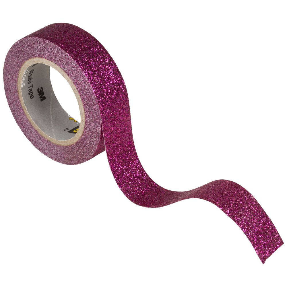 Scotch Expressions Glitter Tape 15mm x 5m Pink