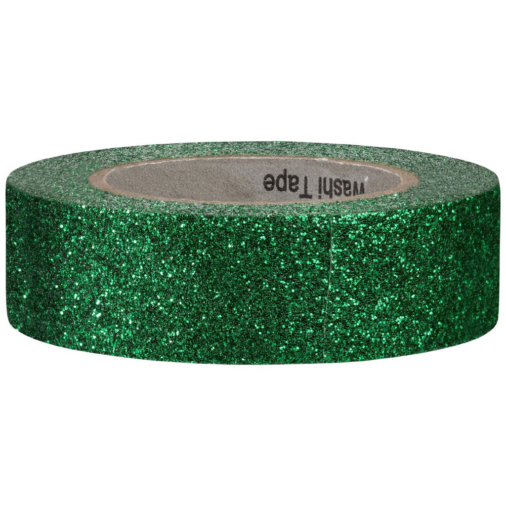 Scotch Expressions Glitter Tape 15mm x 5m Green
