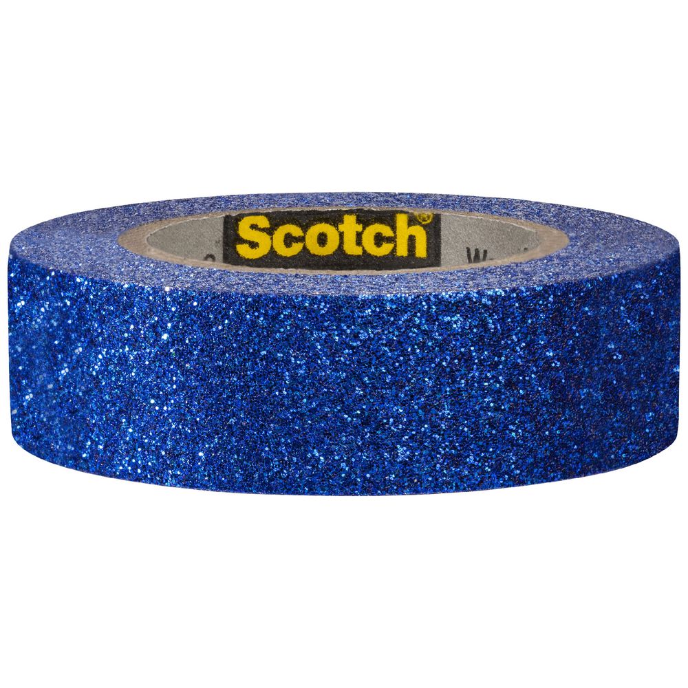 Scotch Expressions Glitter Tape 15mm x 5m Dark Blue