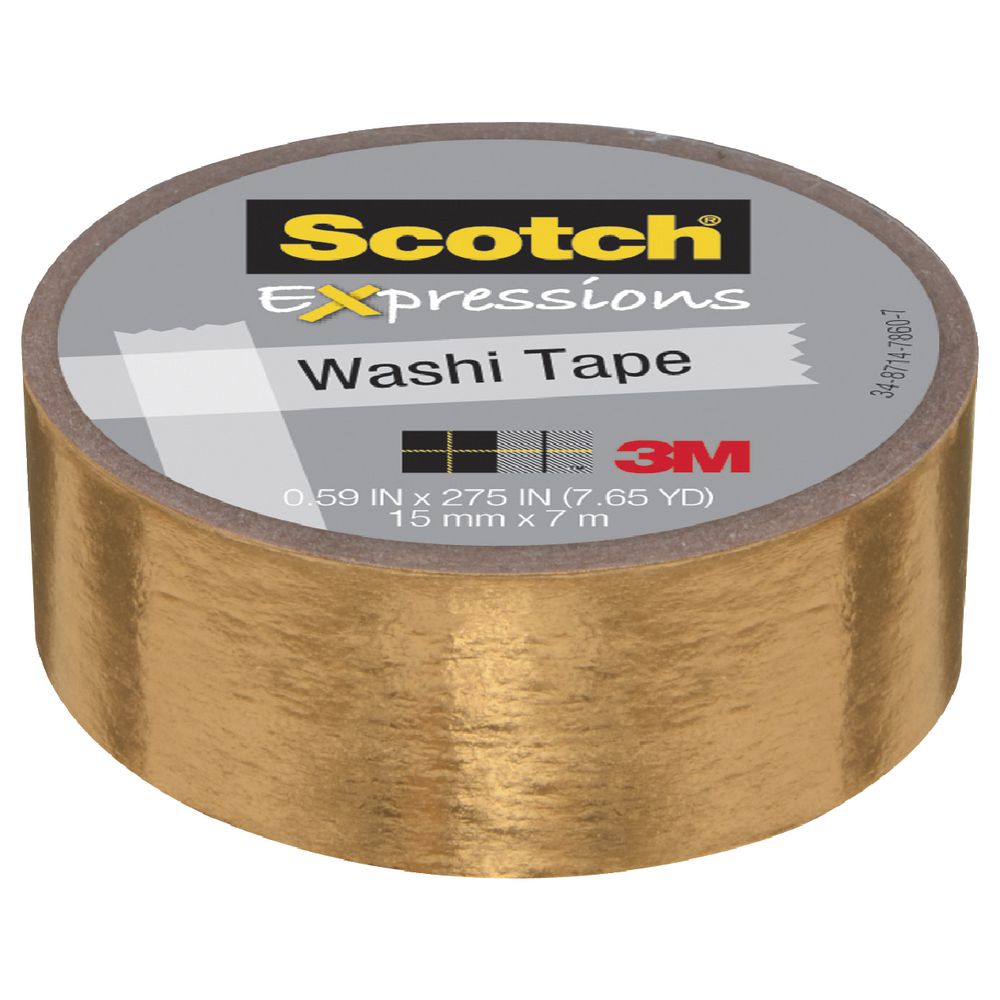 Scotch Expressions Foil Tape 15mm x 7m Gold
