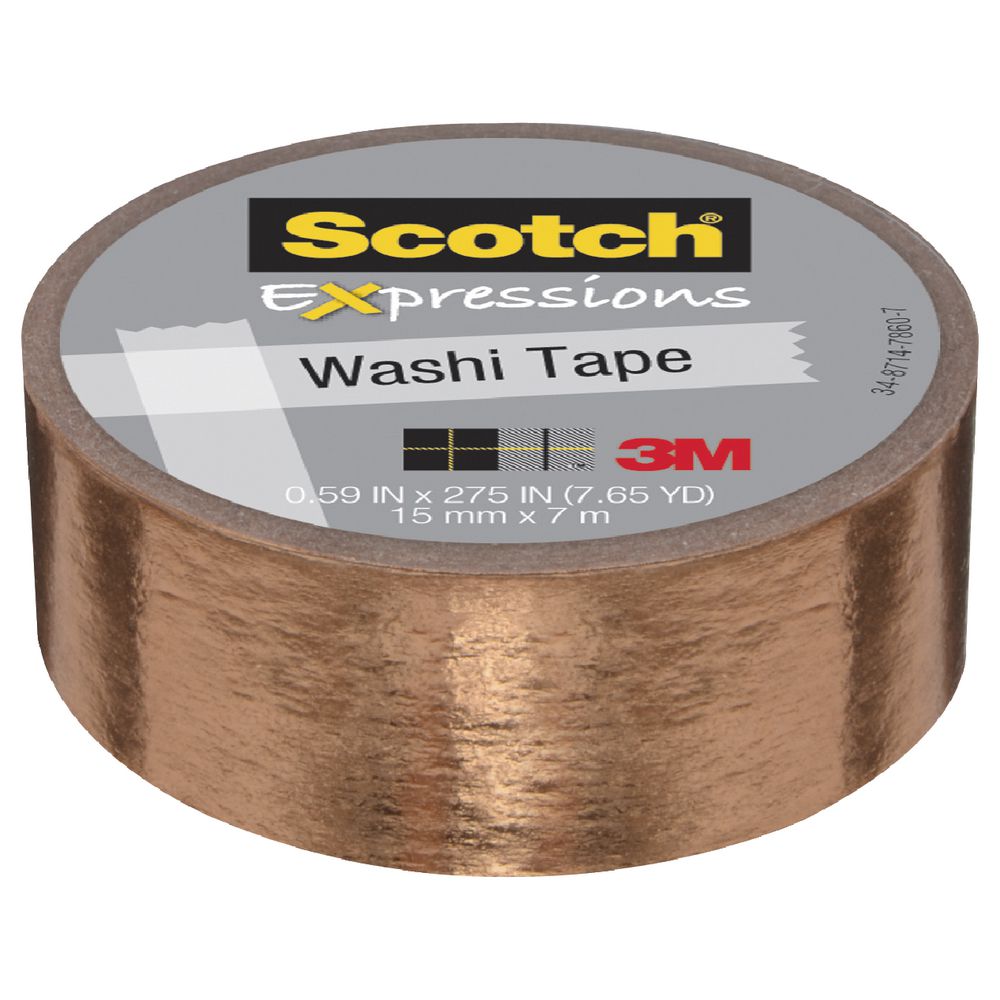 Scotch Expressions Foil Tape 15mm x 7m Copper