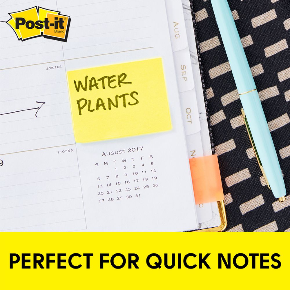 Post-it Notes 76 x 76mm Cabinet Pack Yellow 18 Pack