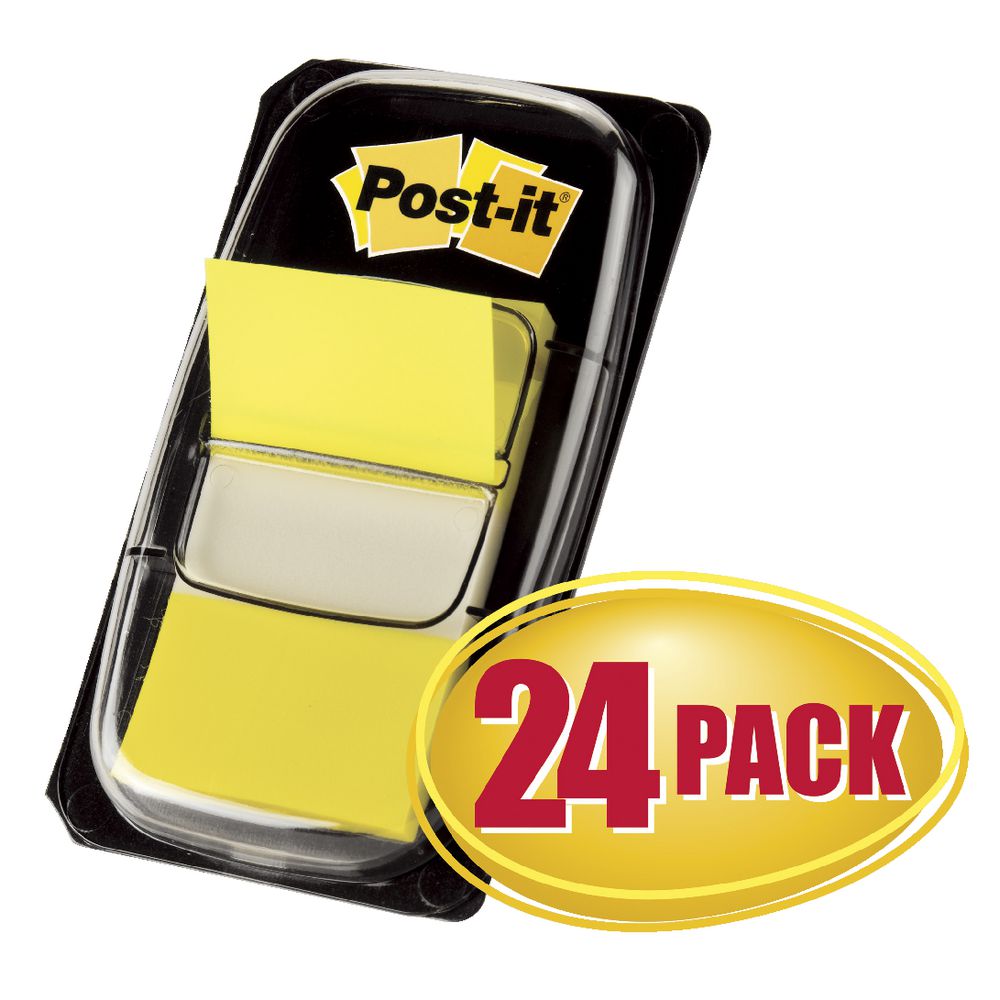 Post-it Flags Yellow 24 Pack