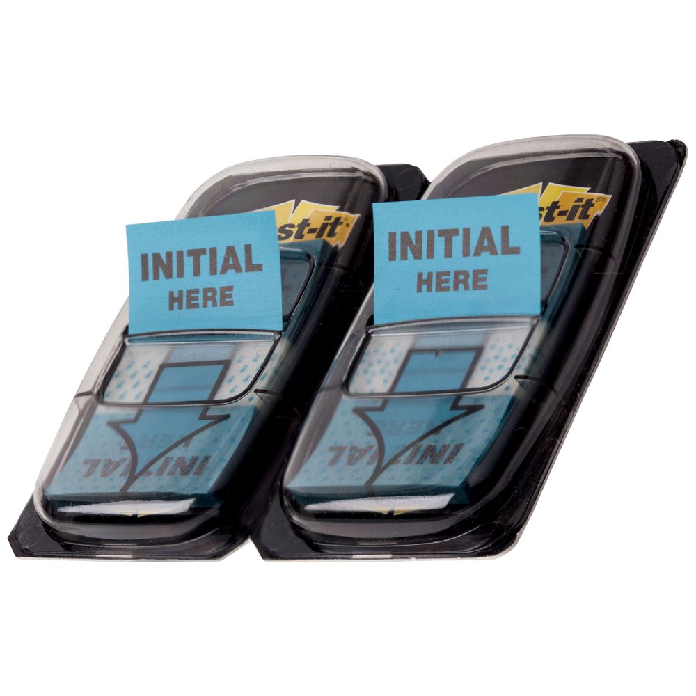 Post-it Initial Here Flags Blue 2 Pack