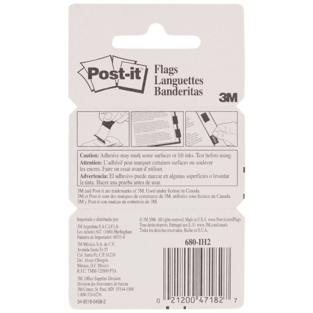 Post-it Initial Here Flags Blue 2 Pack