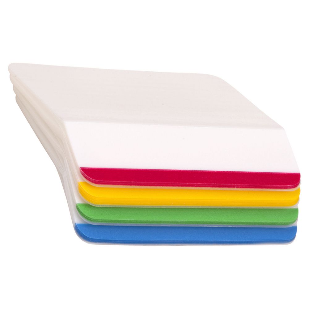 Post-it Durable Hanging File Tabs Colour Border 4 Pack