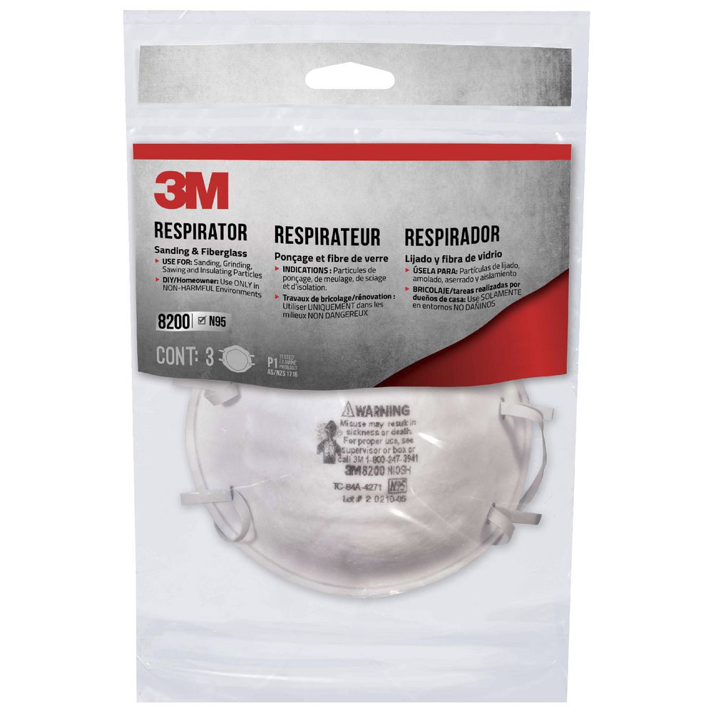 3M Sanding And Fibreglass Respirator 3 Pack