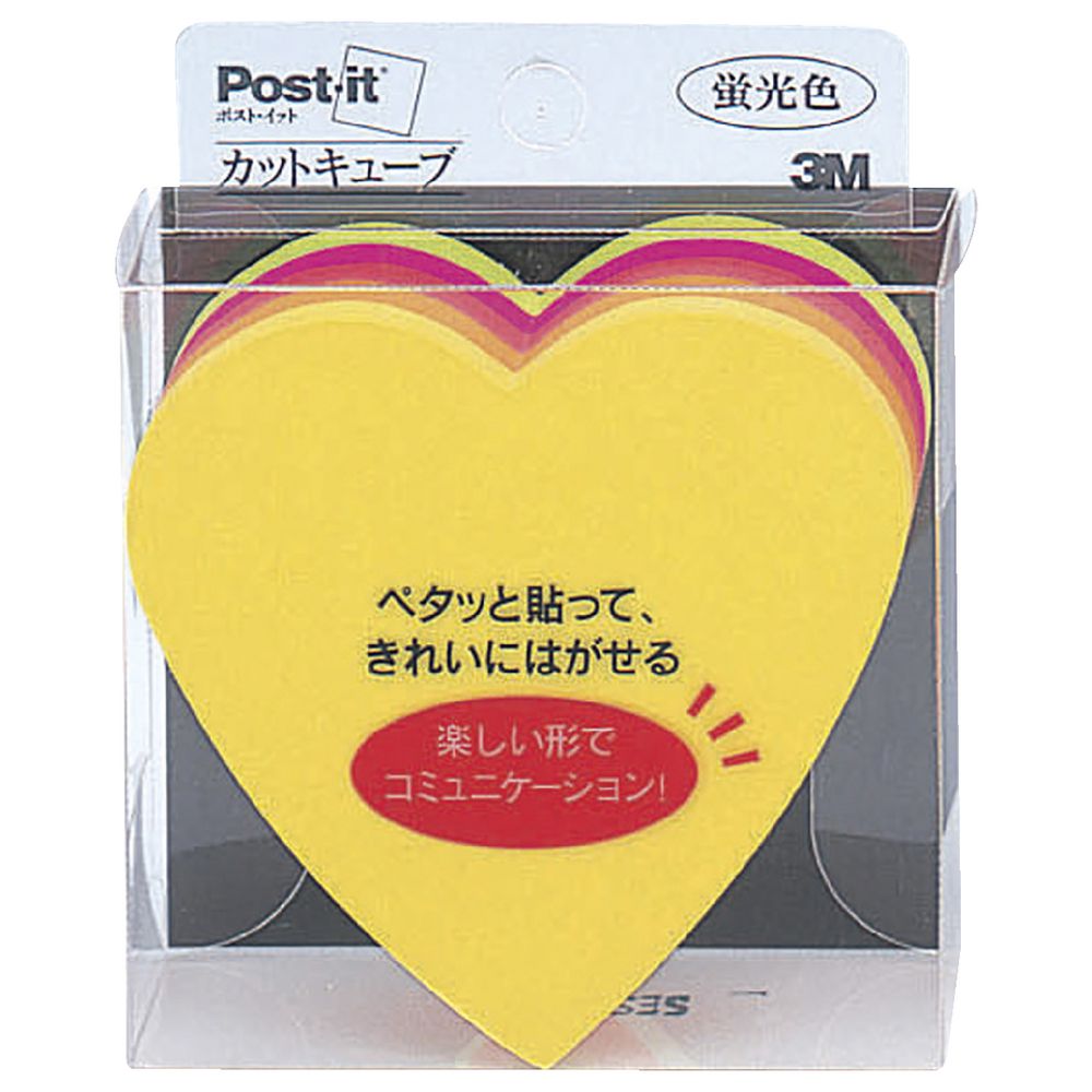 Post-it Notes Cube 76 x 76mm Hearts
