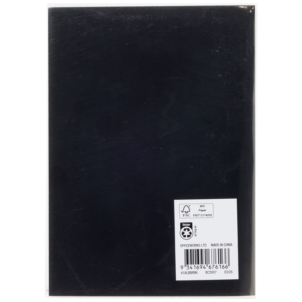 Officeworks A Frame Officeworks 6x4 Brag Book Black 36 Pocket | Officeworks