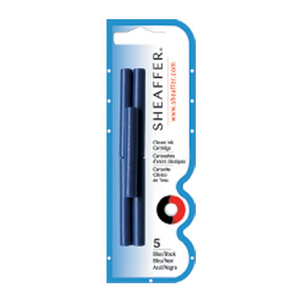Sheaffer Fountain Pen Refill Cartridges Blue 5 Pack