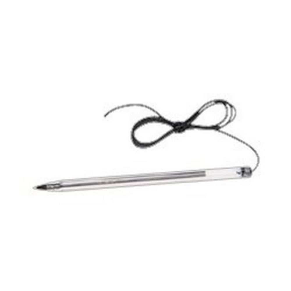 BIC Corded Cristal Ballpoint Pens Blue 12 Pack