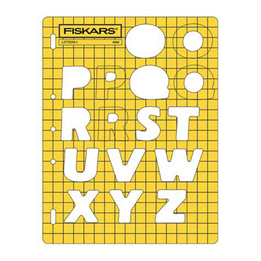 Fiskars Letters and Numbers Template