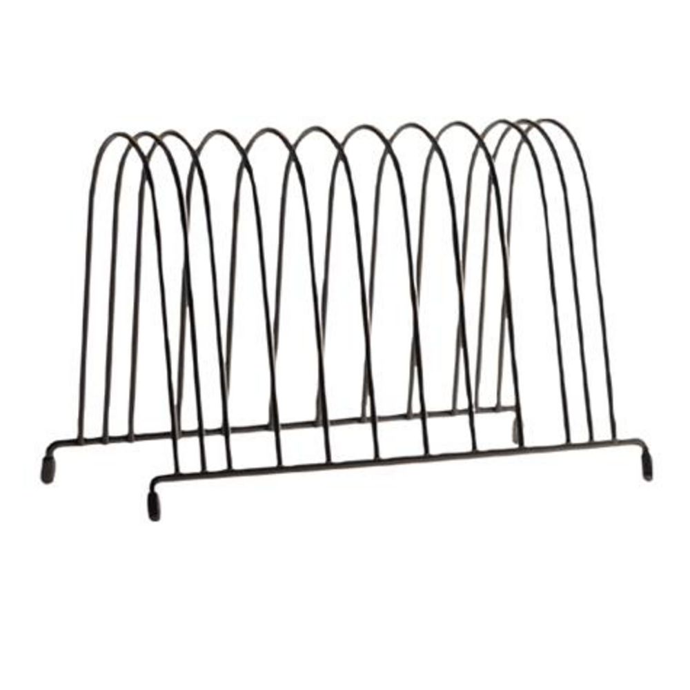 Vertical Wire File Organiser Black