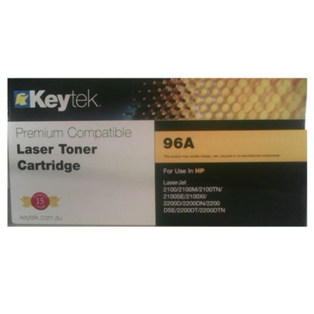 Keytek Alternate HP 96A Toner Cartridge Black