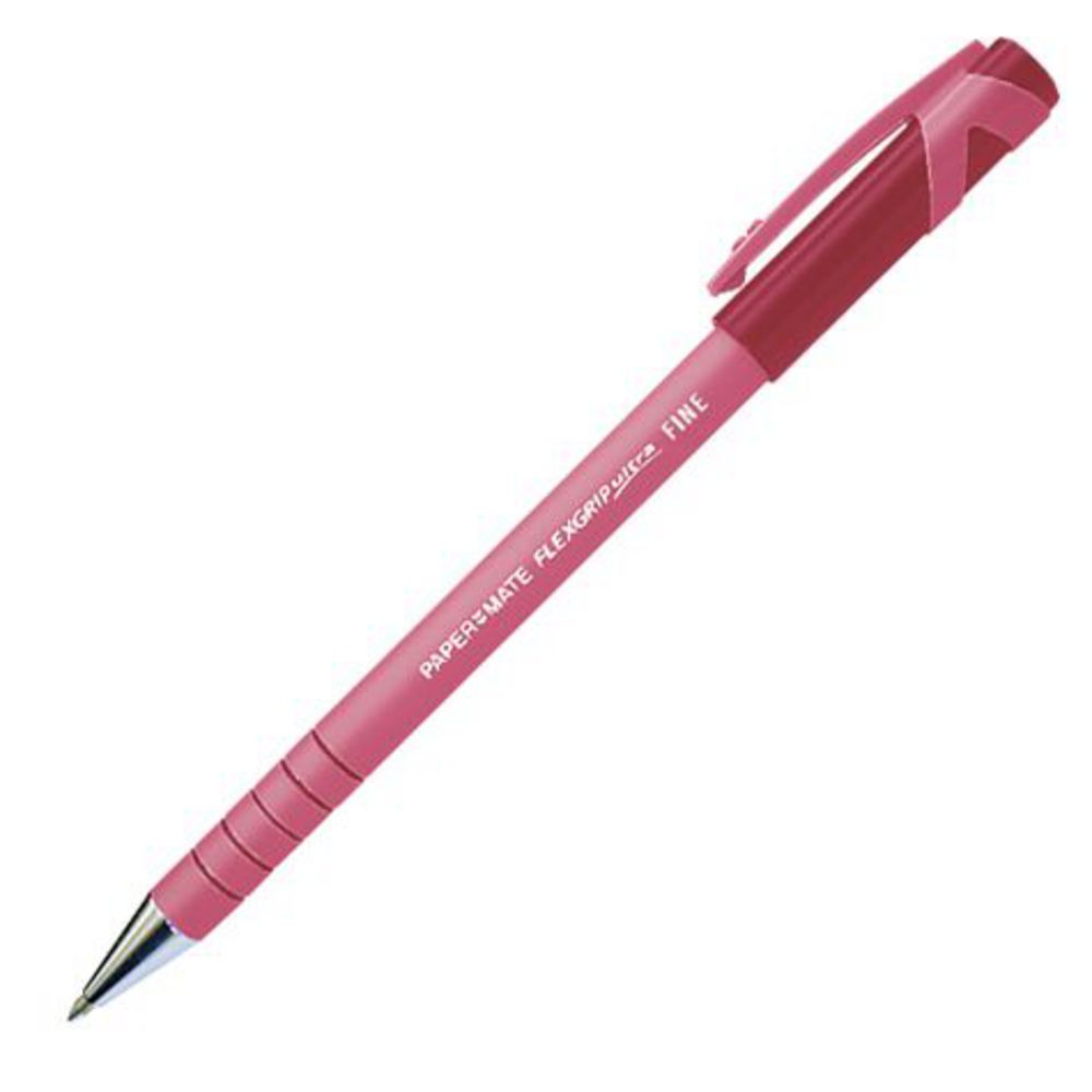 PaperMate FlexGrip Ultra Ballpoint Pen Red 4 Pack