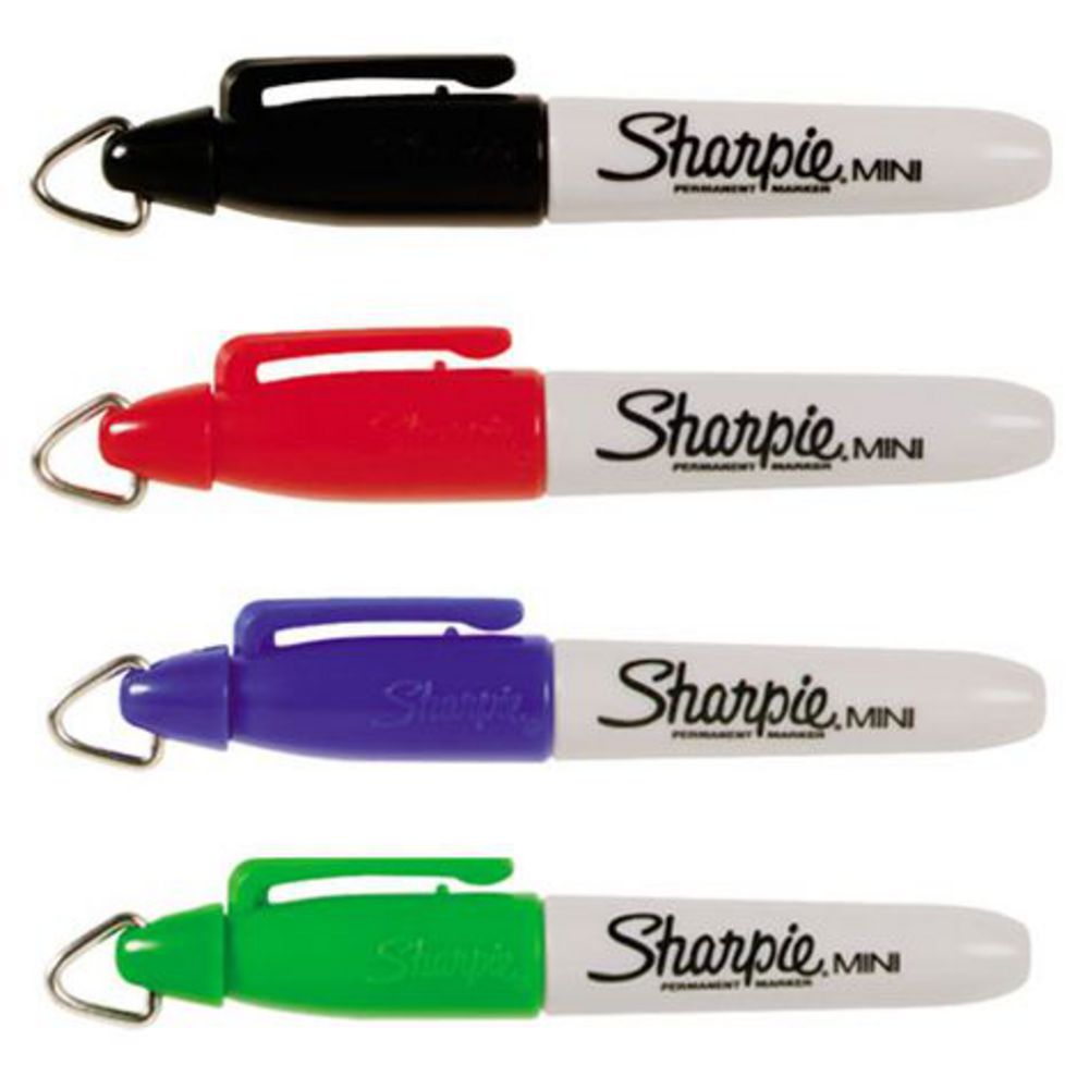 Sharpie Mini Permanent Markers Assorted 4 Pack