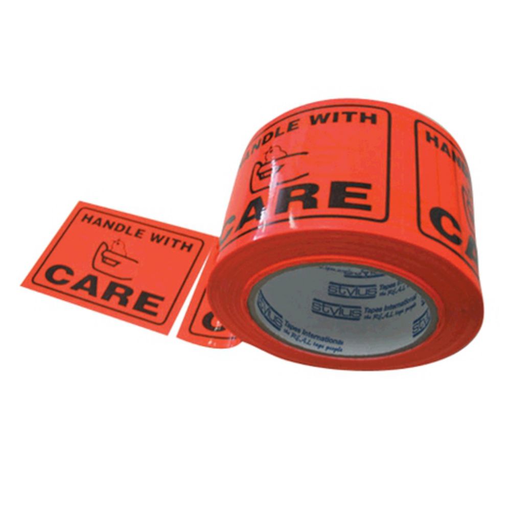 Stylus Printed Label Tape Handle With Care