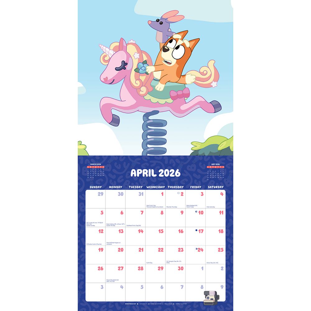 Brown Trout 2026 Bluey Square Wall Calendar Officeworks Brown Trout 2026 Bluey Square Wall Calendar Officeworks