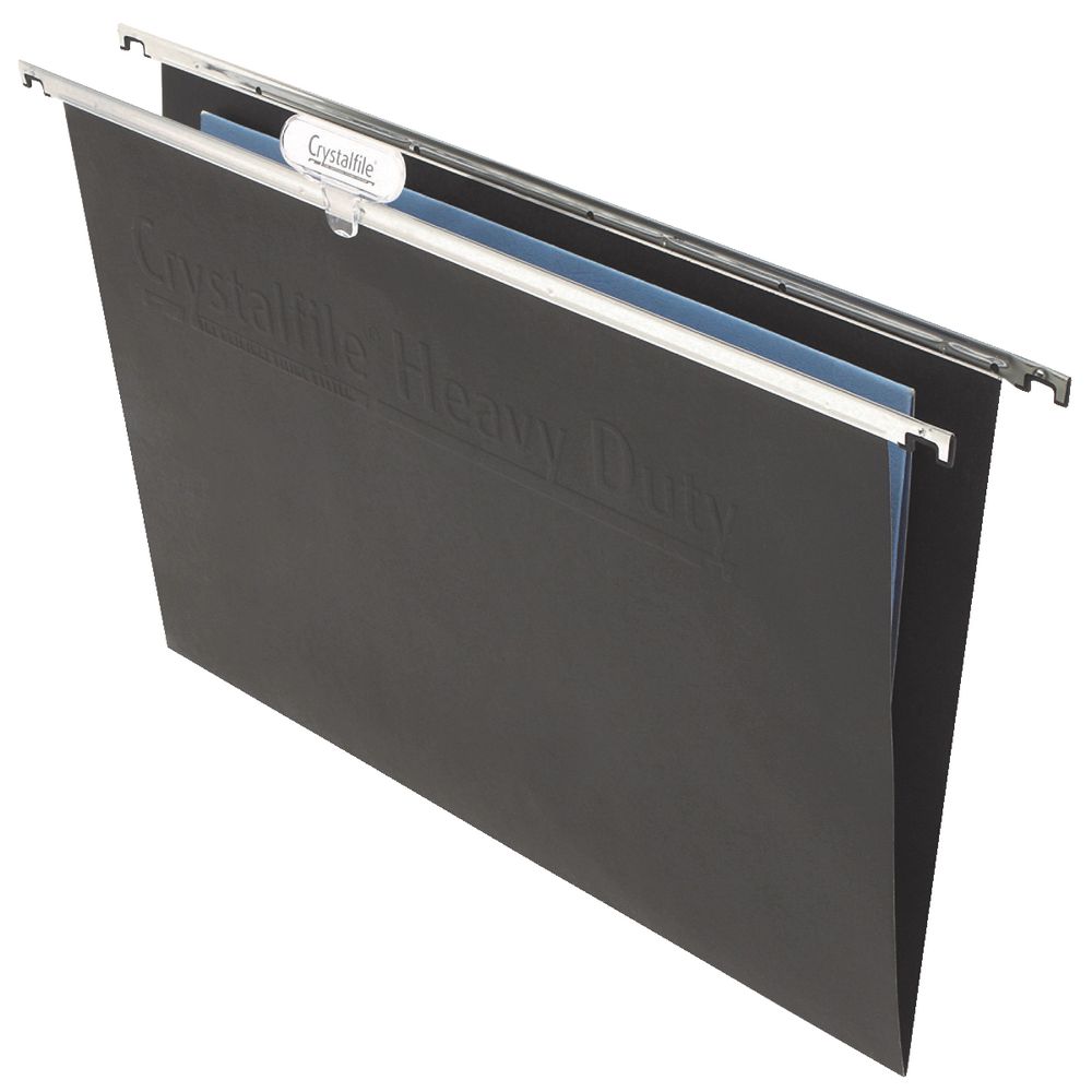 Crystalfile Foolscap Suspension File Heavy Duty 50 Pack