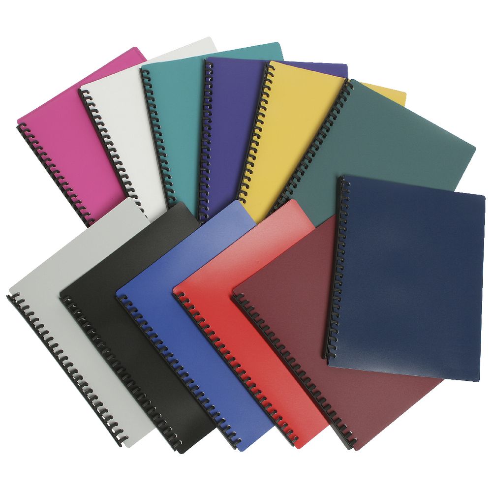 Marbig A4 20 Pocket Refillable Display Book Red