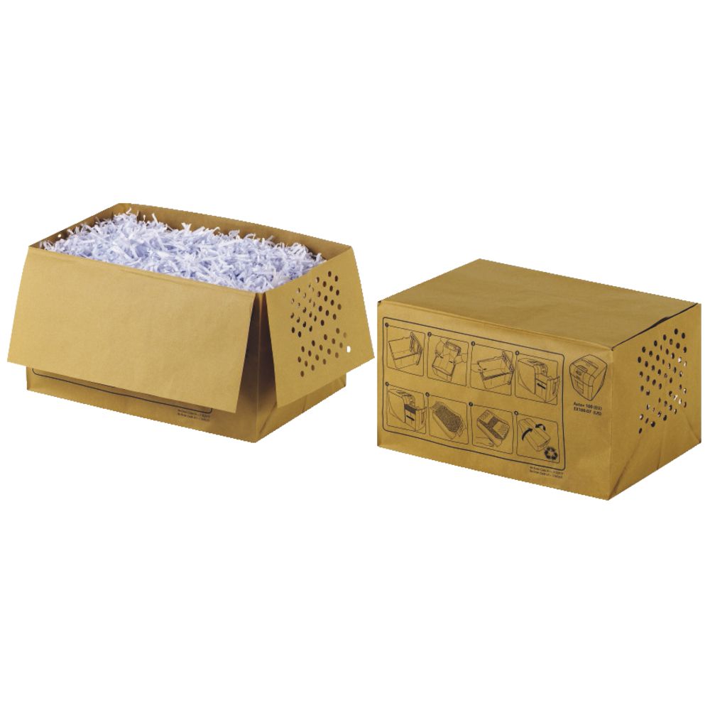 Rexel Auto+100 Recycled Shredder Waste Bags 20 Pack
