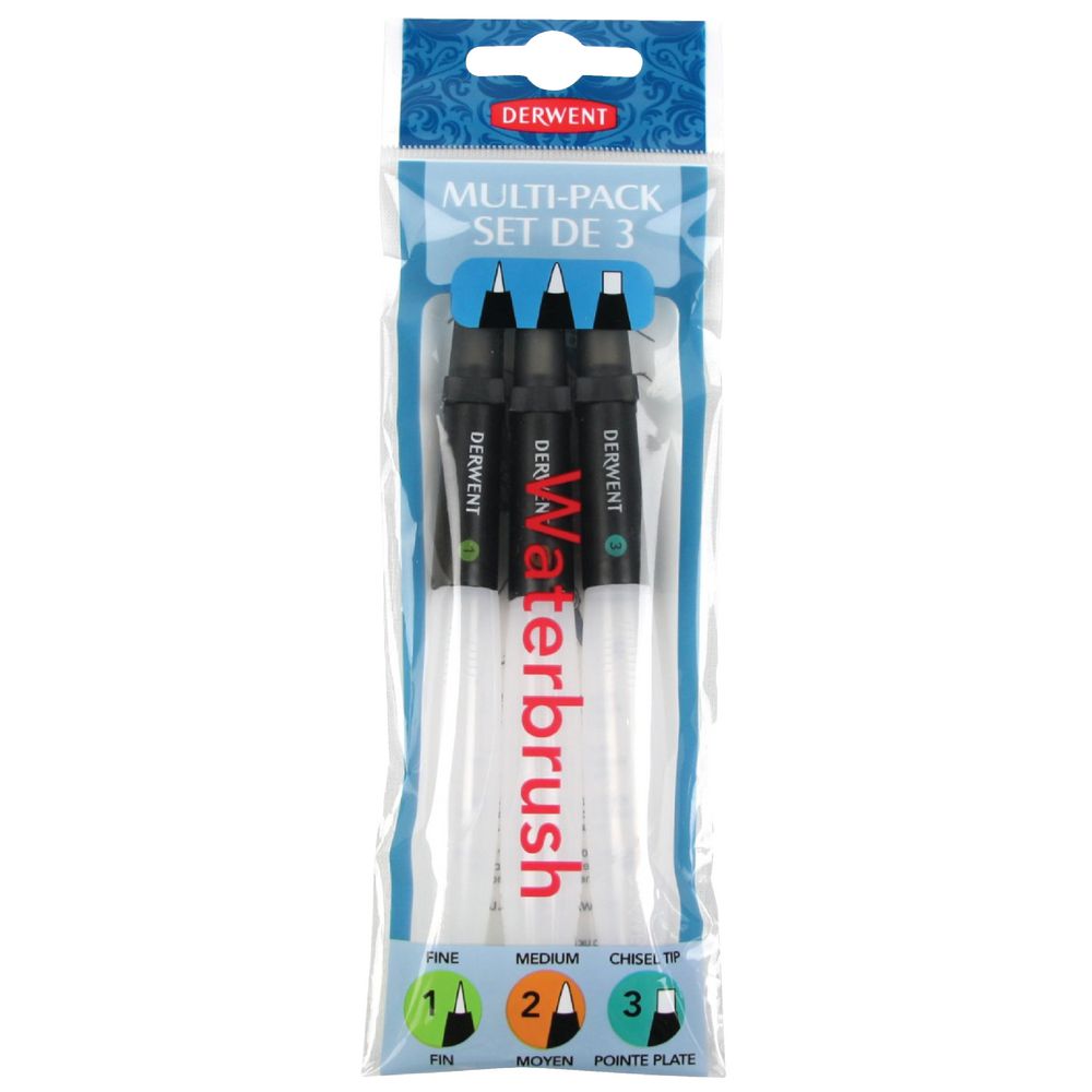 Derwent Water Paintbrush 3 Pack
