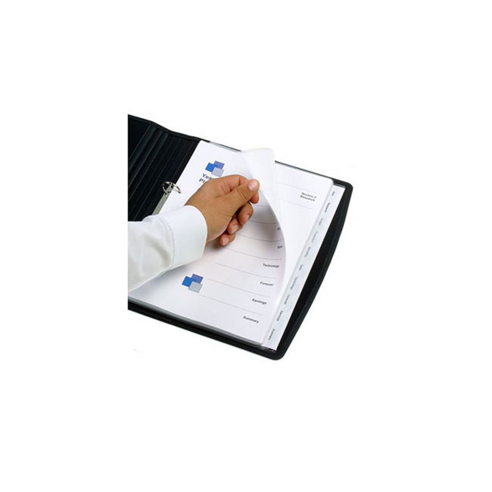 Marbig A4 Transparent Divider with 10 Tab View
