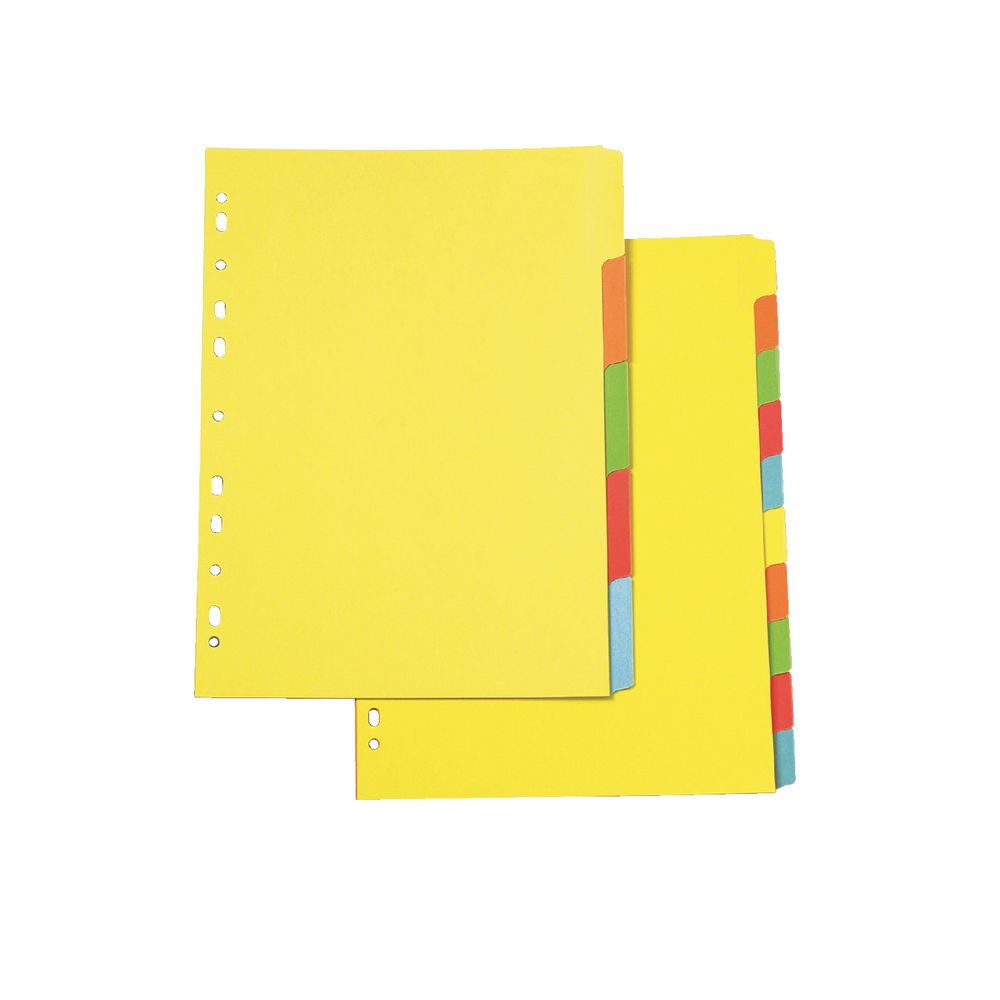 Marbig Erasable Manilla A4 5 Tab Divider