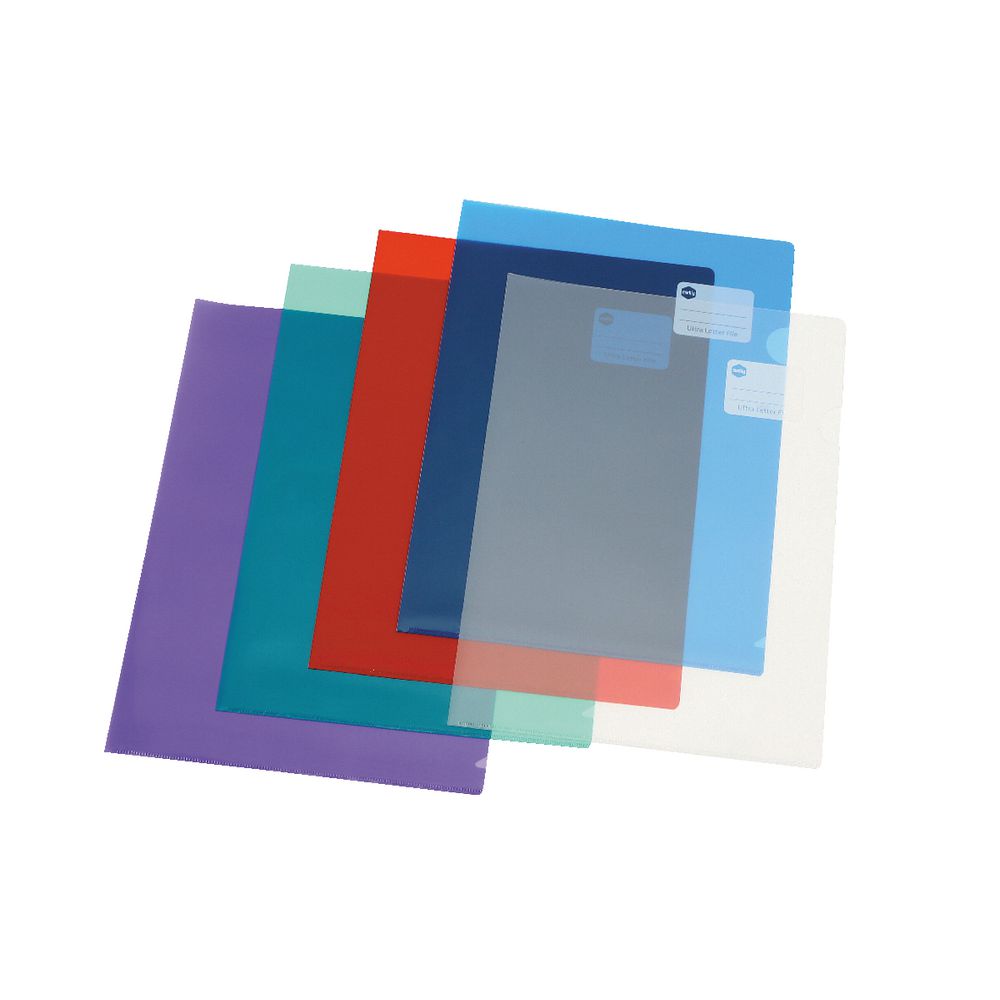 Marbig Letter File A4 Ultra Assorted Colours 10 Pack