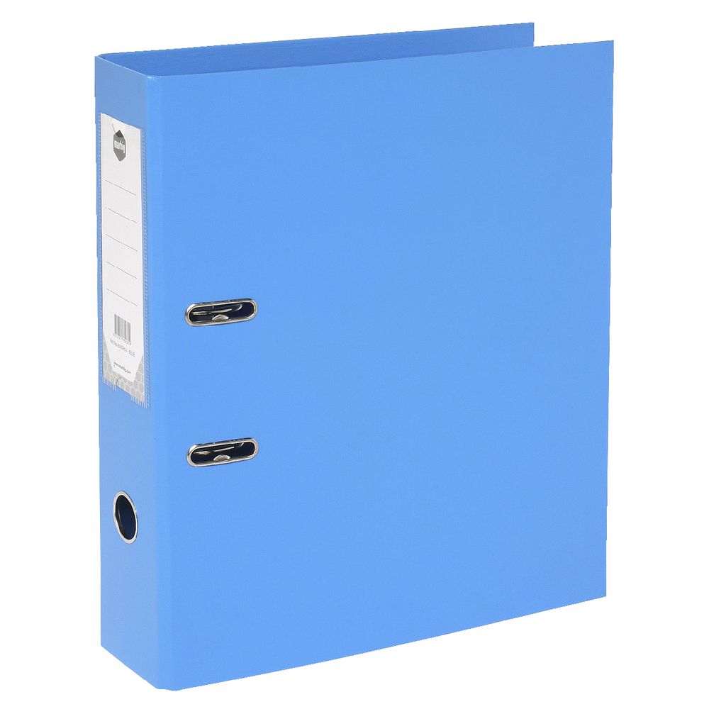Marbig Foolscap 2 Ring Lever Arch File PVC Blue