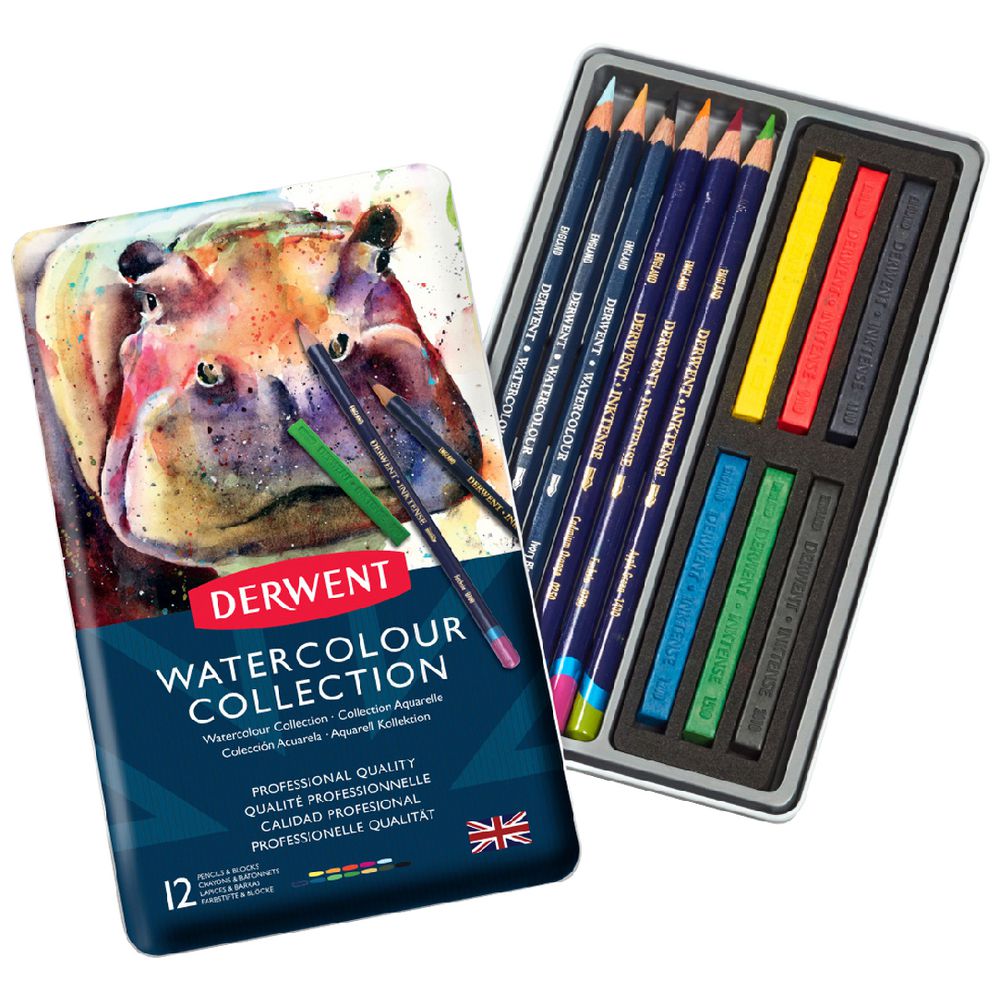Derwent Watercolour Collection 12 Pack