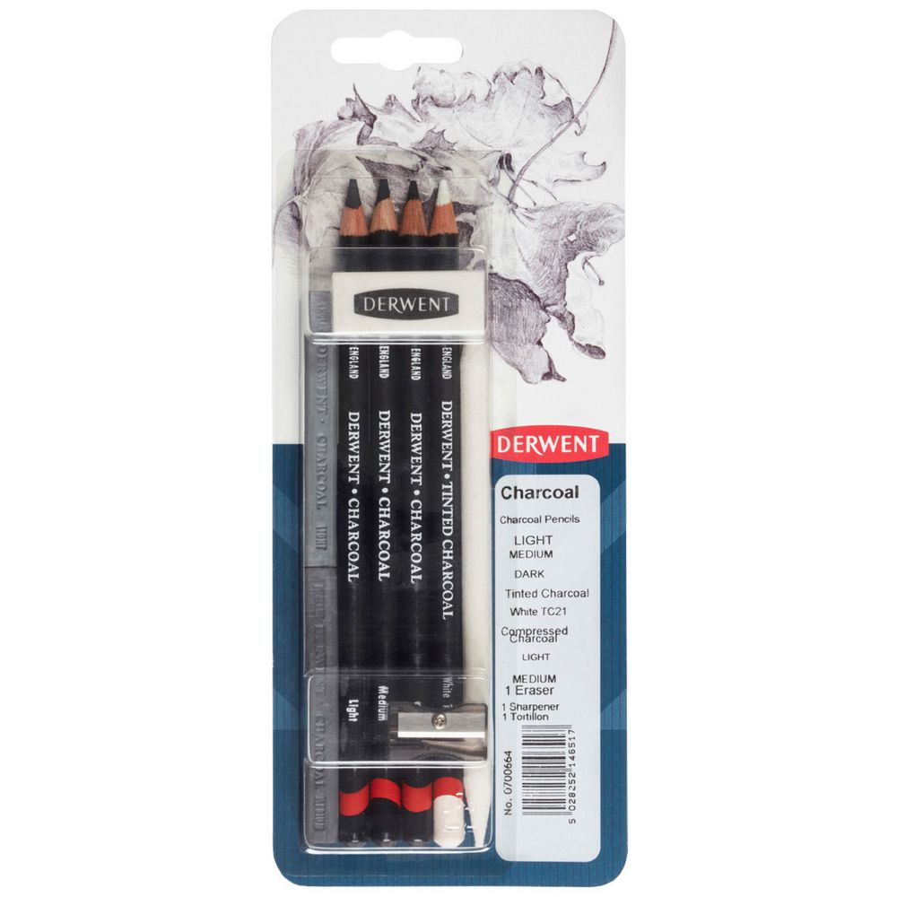 Derwent Charcoal Mixed Media Pack