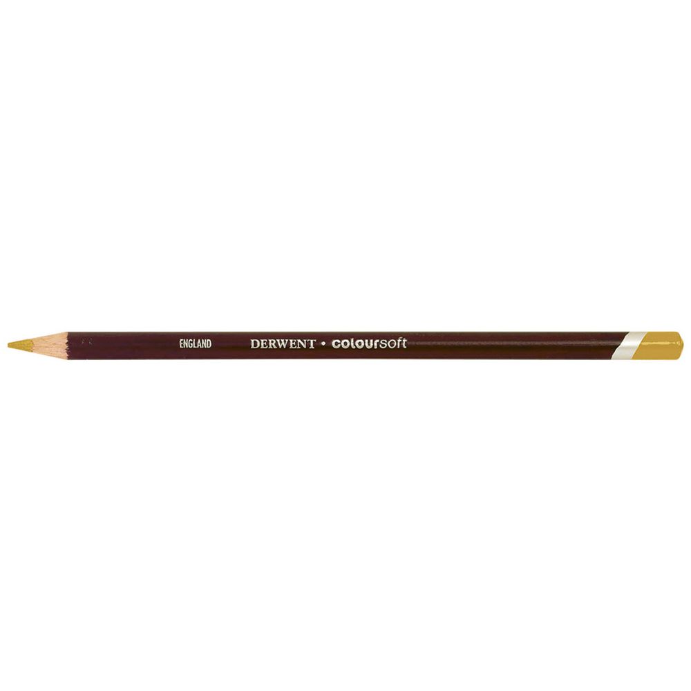 Derwent Coloursoft Pencil C050 Yellow Ochre