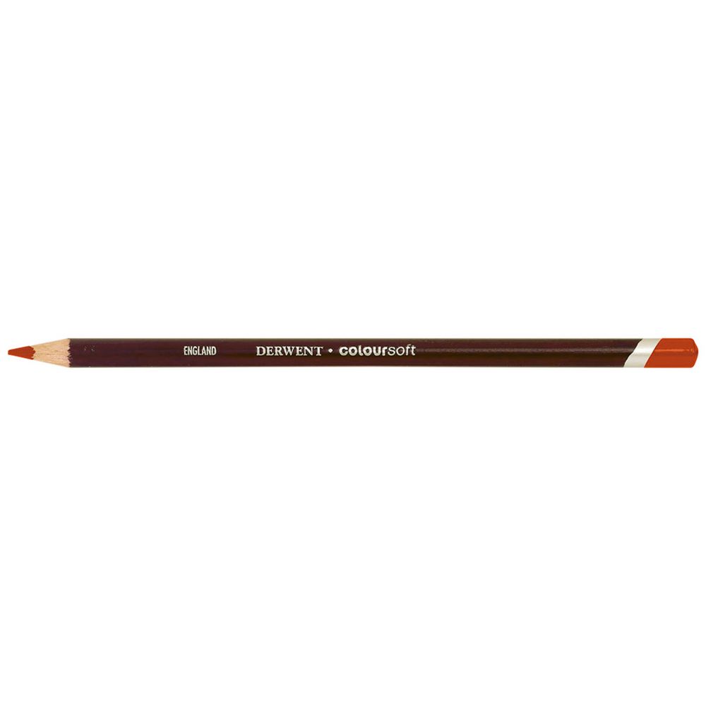 Derwent Coloursoft Pencil C080 Bright Orange