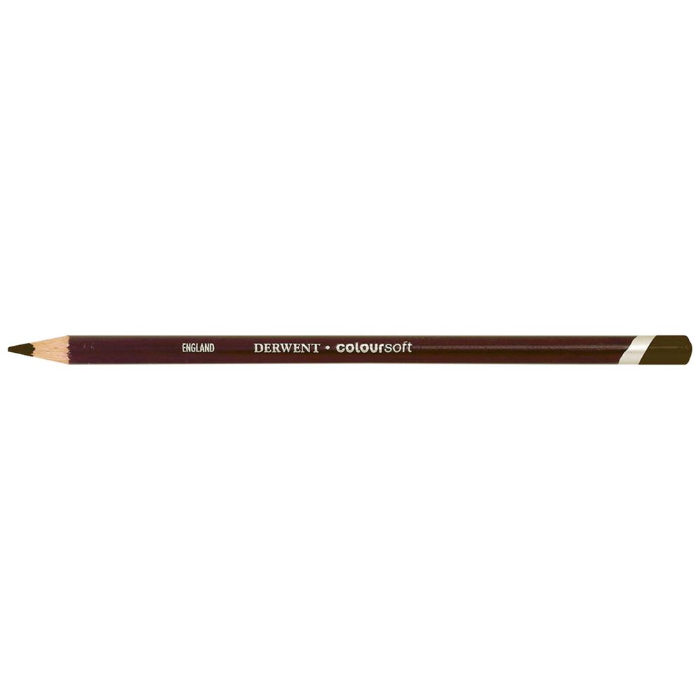 Derwent Coloursoft Pencil C630 Brown Earth